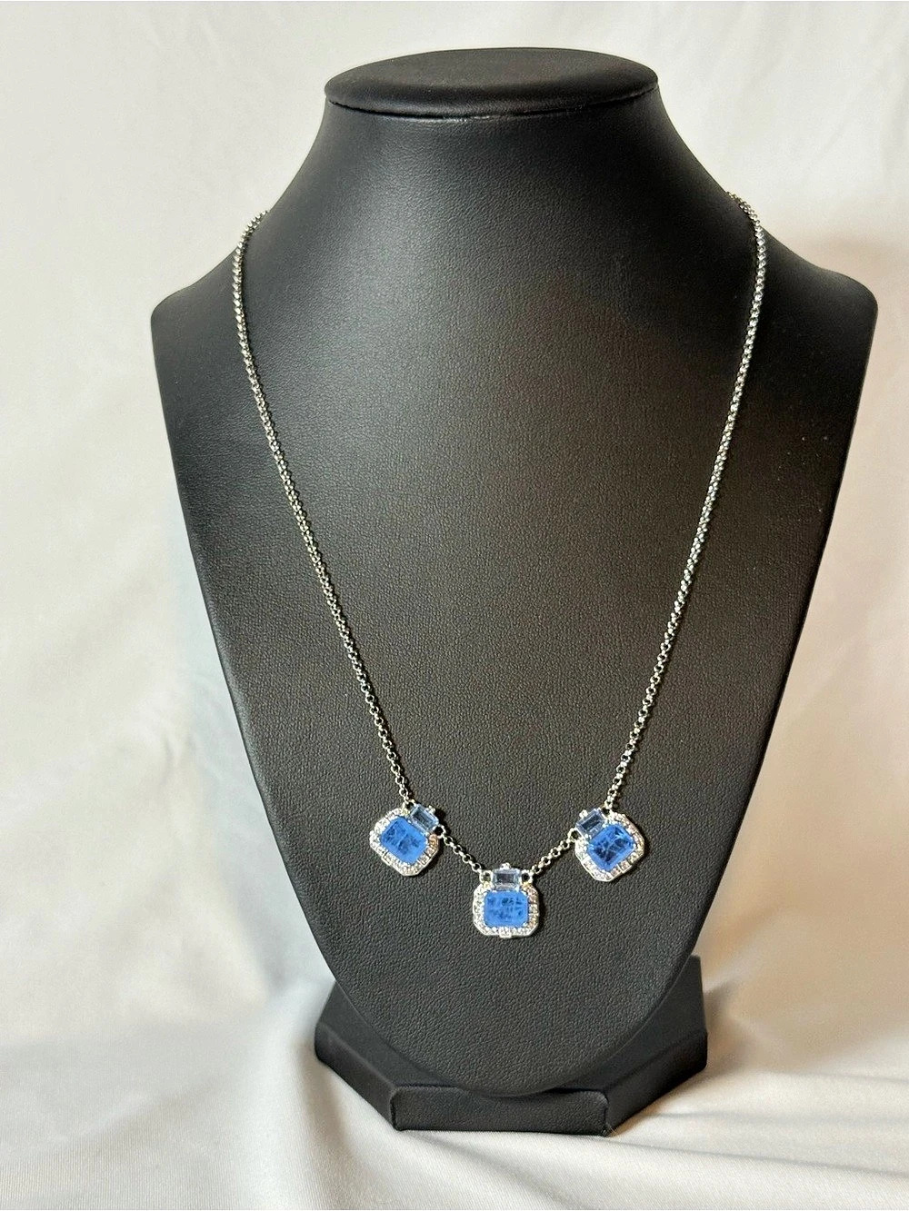Bomb Party Forever Your Muse Blue Pendant Necklace NWT